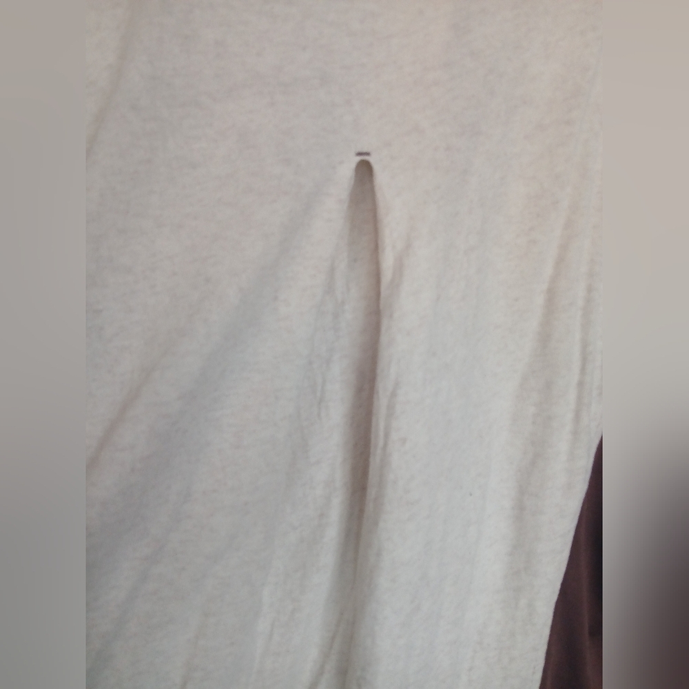 💎 We The Free Women’s Top Two-Tone Scoop Neck Cold Shoulder - Picture 2 of 12